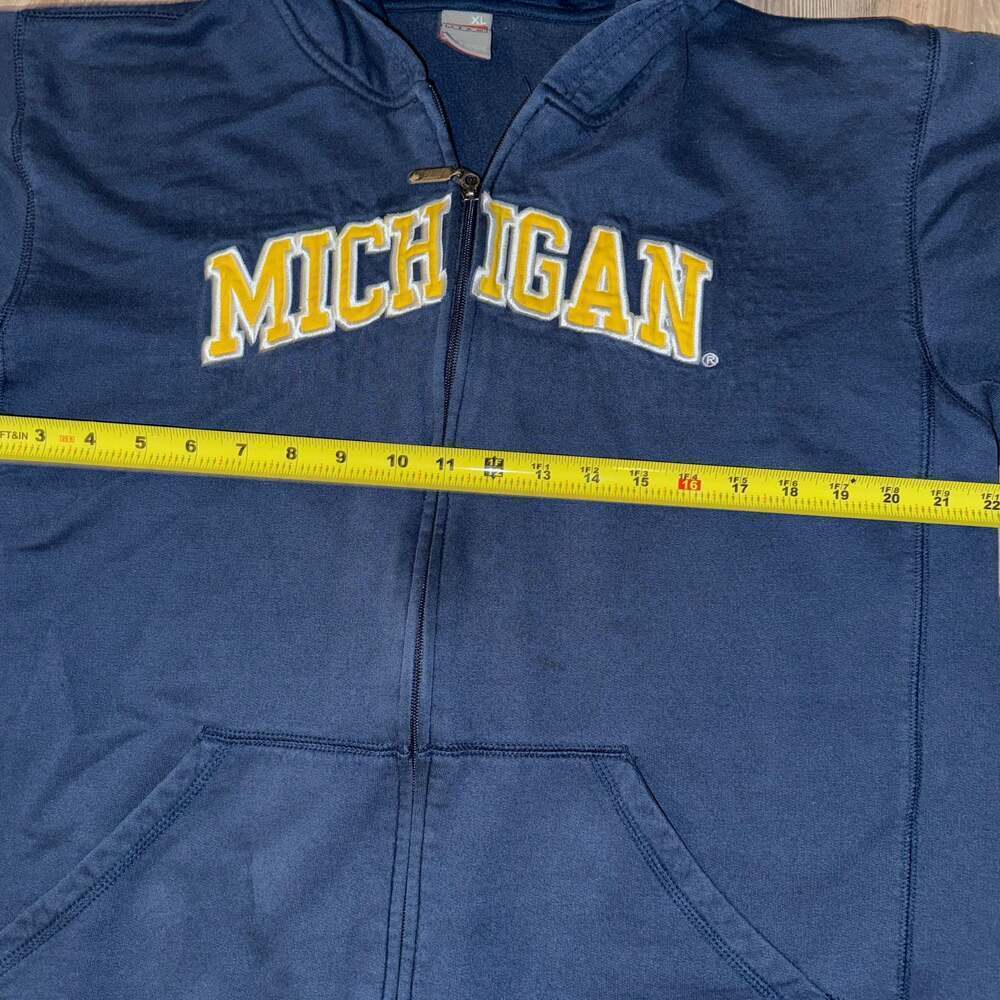 Nike Michigan women’s XL Blue Full Zip Front Hoodie game day college sportswear - Picture 9 of 12
